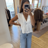 Top LOUNA blanc