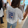 T-shirt MORE AMORE blanc