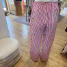 Pantalon 100% coton à rayures