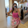 Body sans manches jaune citron