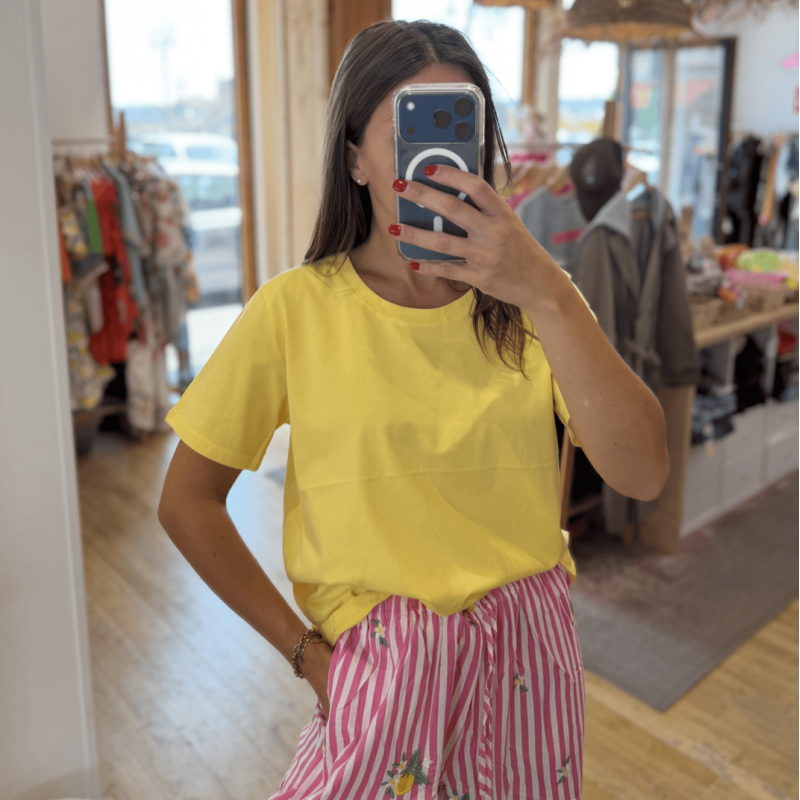 T-shirt SIMONE jaune