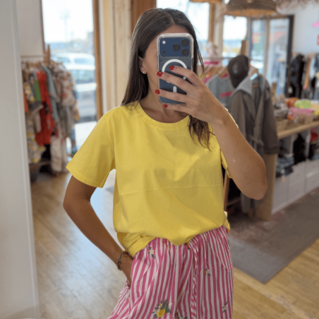 T-shirt SIMONE jaune