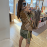 Robe porte feuille à motif bandana