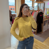 T-shirt MOCA jaune