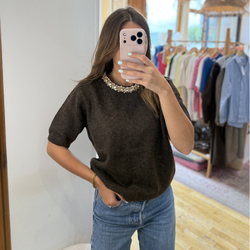 Pull ADELE marron