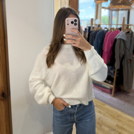 Pull LUCIE blanc
