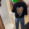 T-shirt LOVE noir