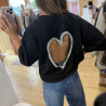 T-shirt LOVE noir