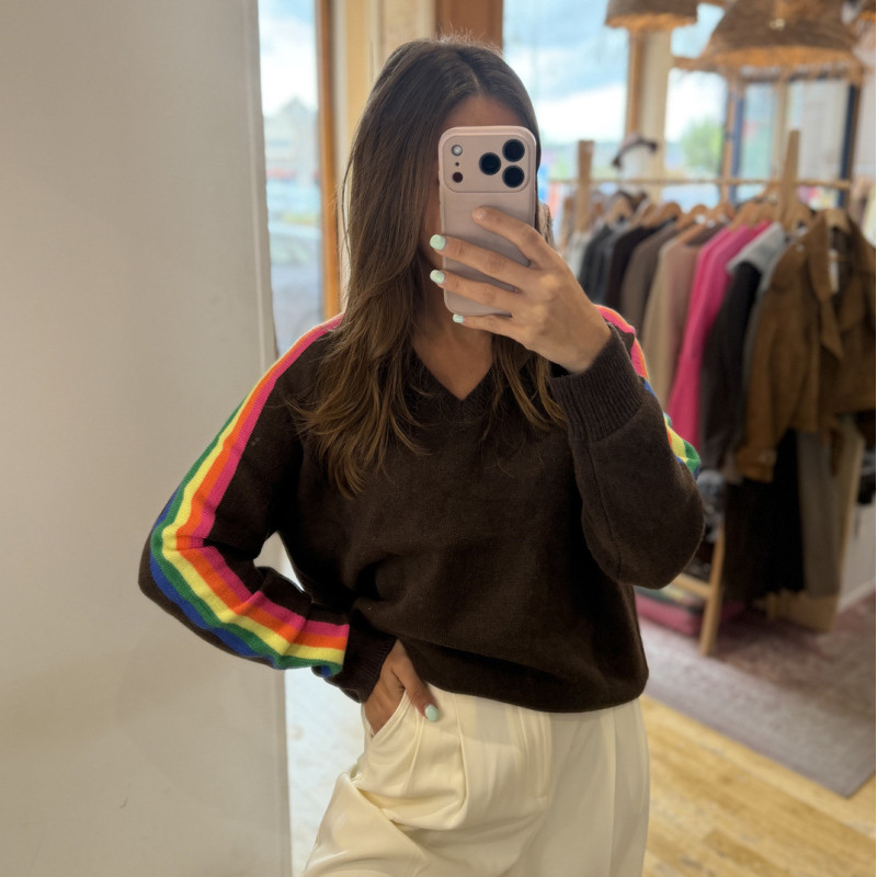 Pull ARIEL marron