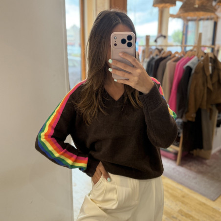 Pull ARIEL marron