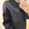 Manteau LEONIE bleu marine