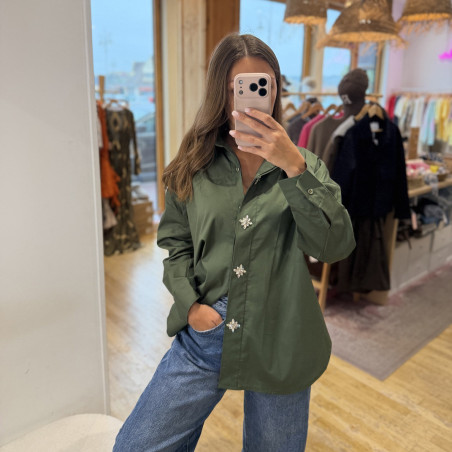 Chemise OMBLINE kaki