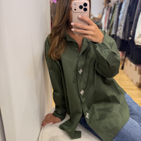 Chemise OMBLINE kaki