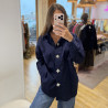 Chemise OMBLINE bleu marine