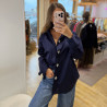 Chemise OMBLINE bleu marine