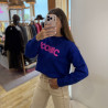 Pull ICONIC bleu électrique