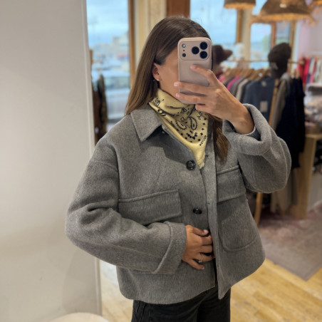 Manteau LEONIE gris