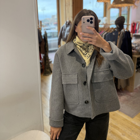Manteau LEONIE gris