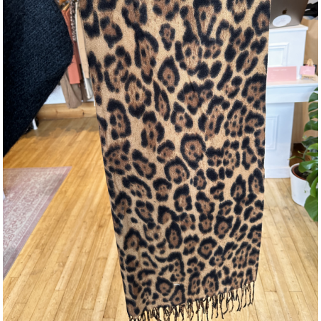 Echarpe léopard