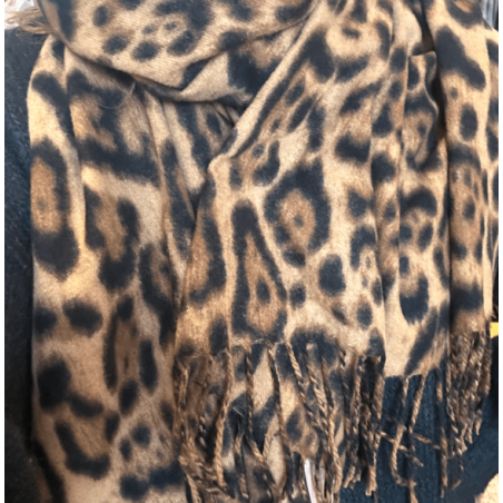 Echarpe léopard