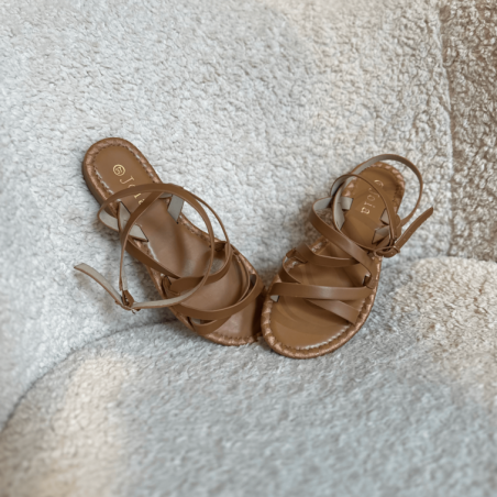 Sandales beige