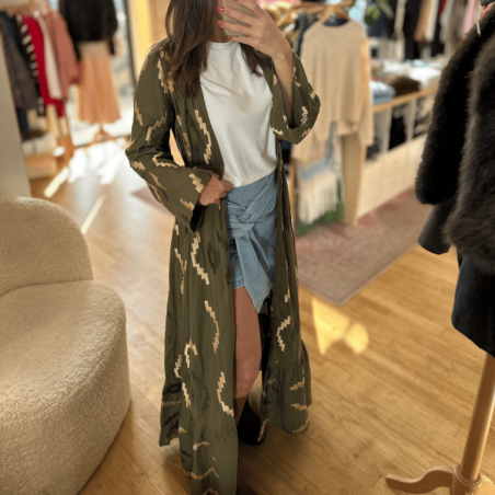 Kimono JUSTINE kaki